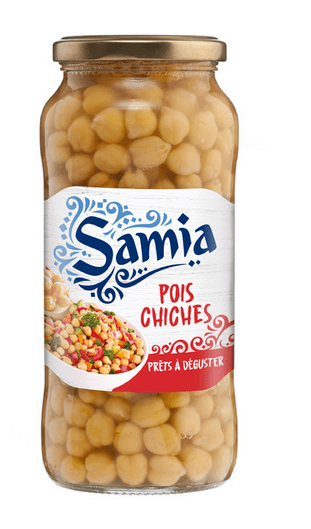 Pois chiches en bocal 570 g Samia