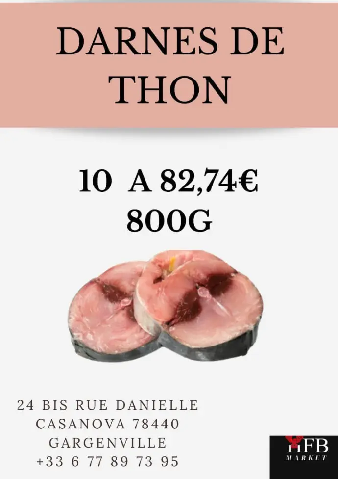 Darnes de thon