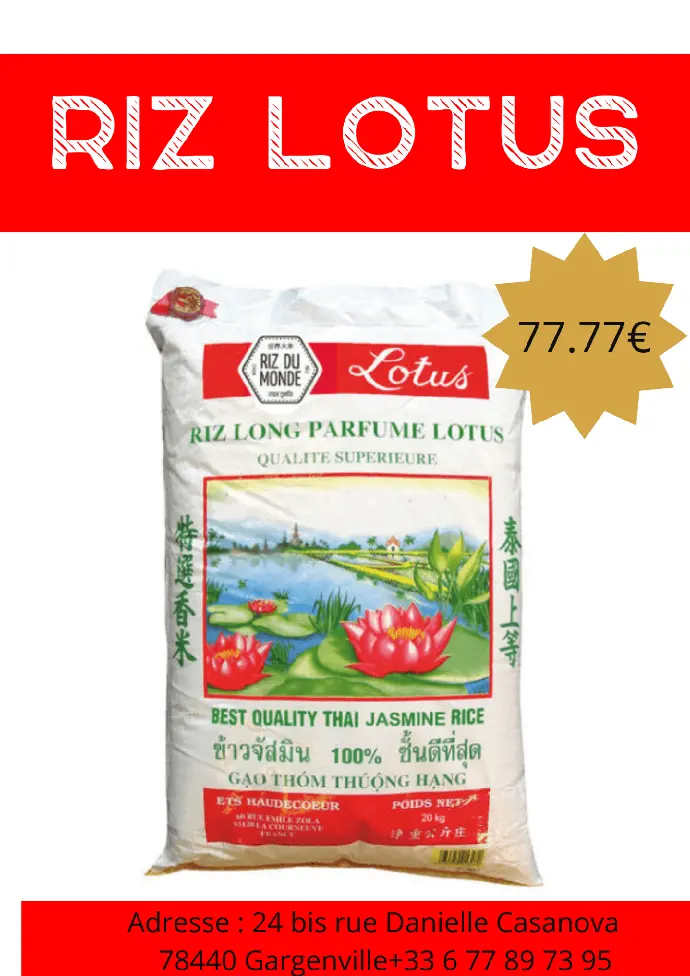 RIZ LOTUS 25KG